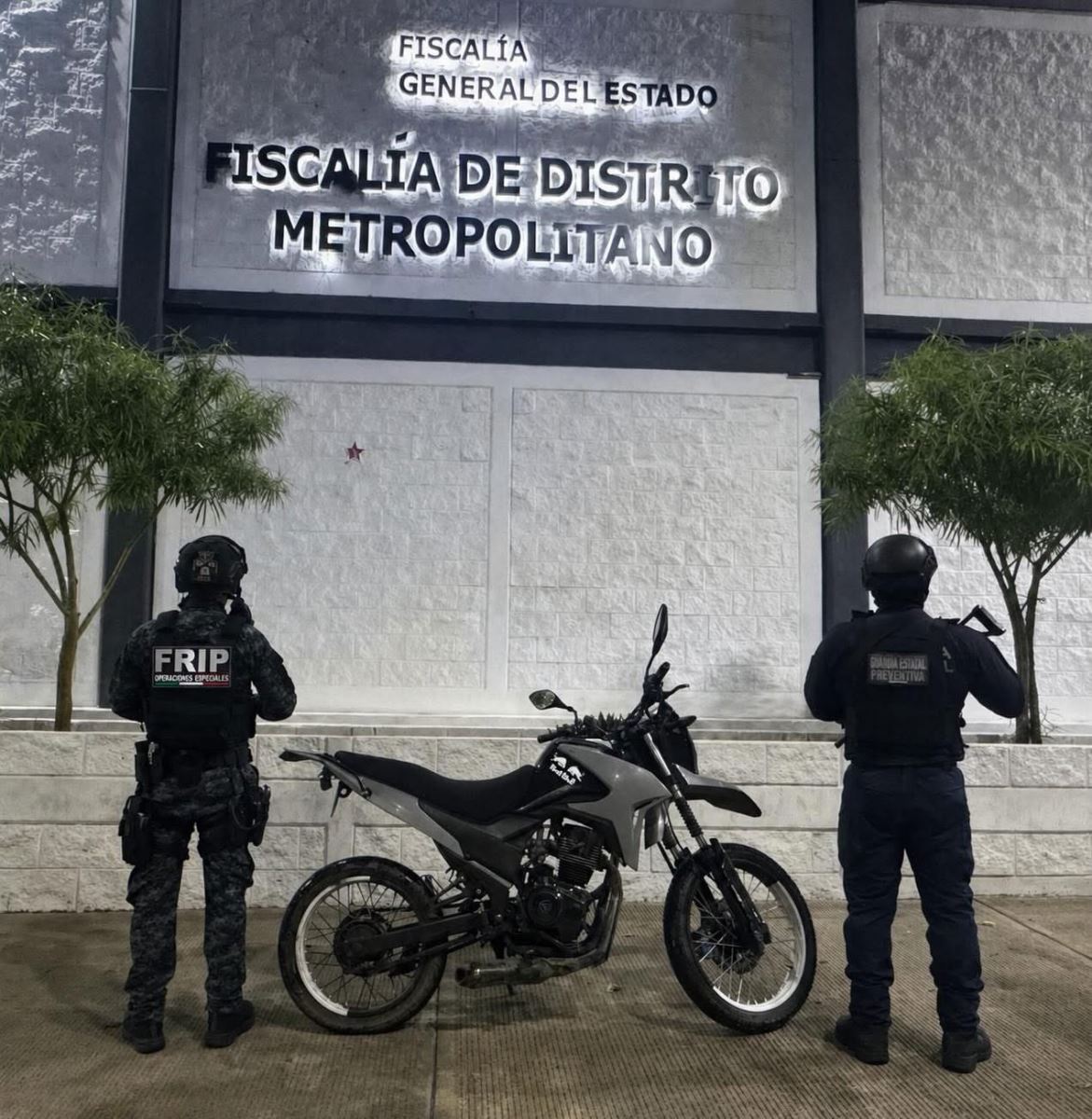 SSP aseguró una motocicleta abandonada en Tuxtla Gutiérrez