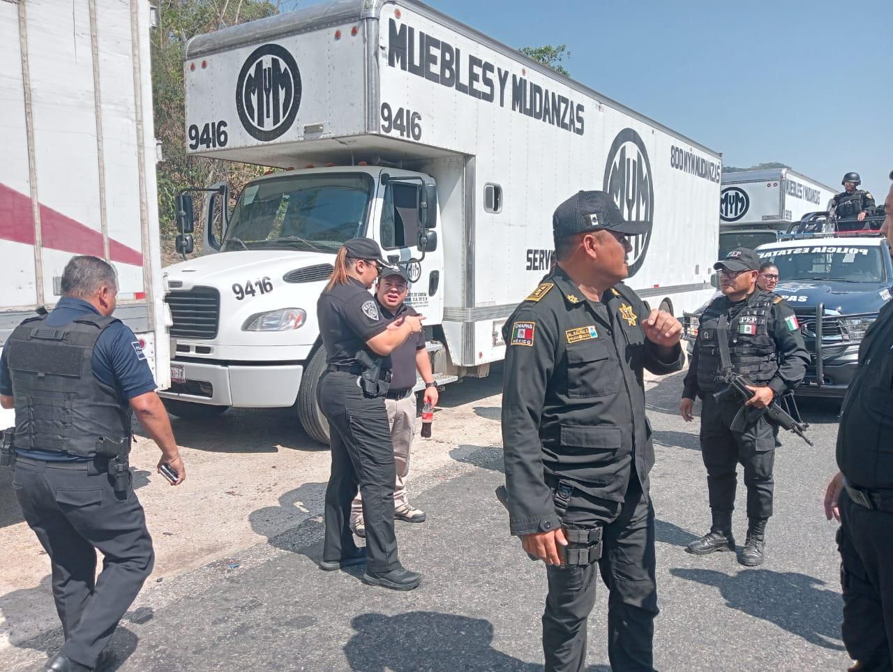 Coadyuva SSyPC con INE en traslado y resguardo de papelería electoral federal en Chiapas