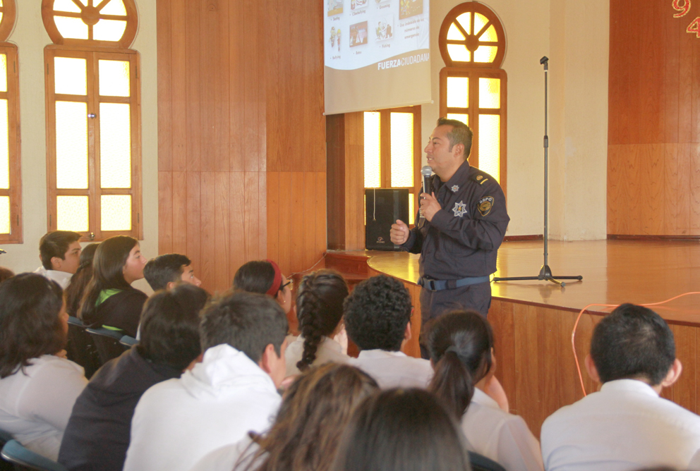 SSP implementa Programa Fuerza Escolar en Escuela Secundaria