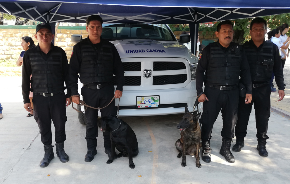 SSP mediante Agrupamiento Canino realiza trabajos preventivos y operativos