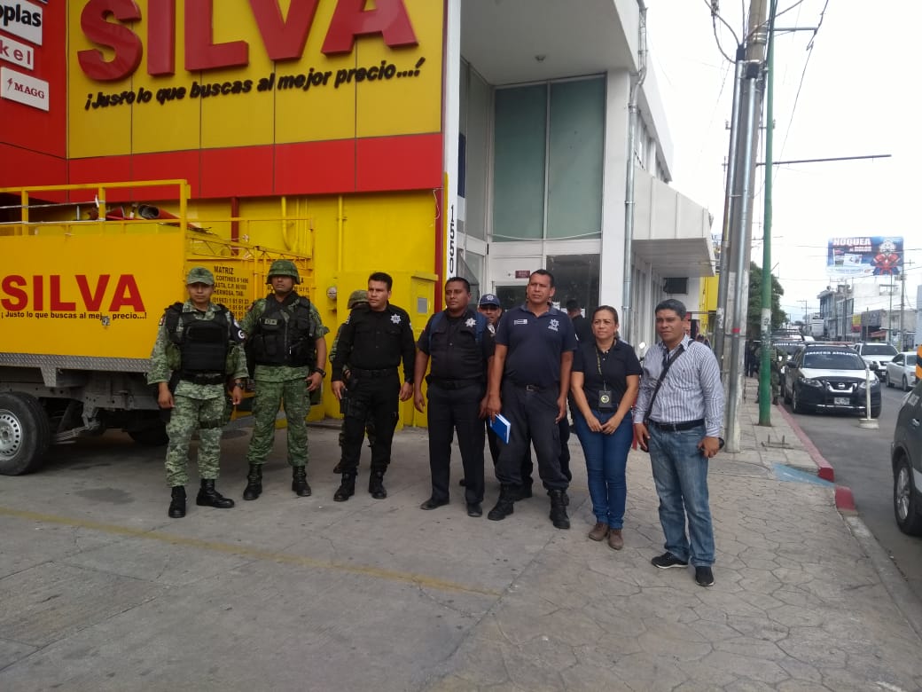 SSP participa en operativo BOM en la capital chiapaneca