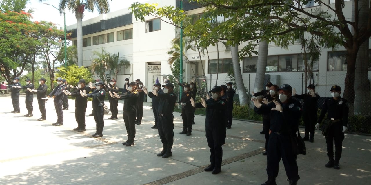 Garantiza SSP cuidado de salud de las y los policías, ante COVID-19