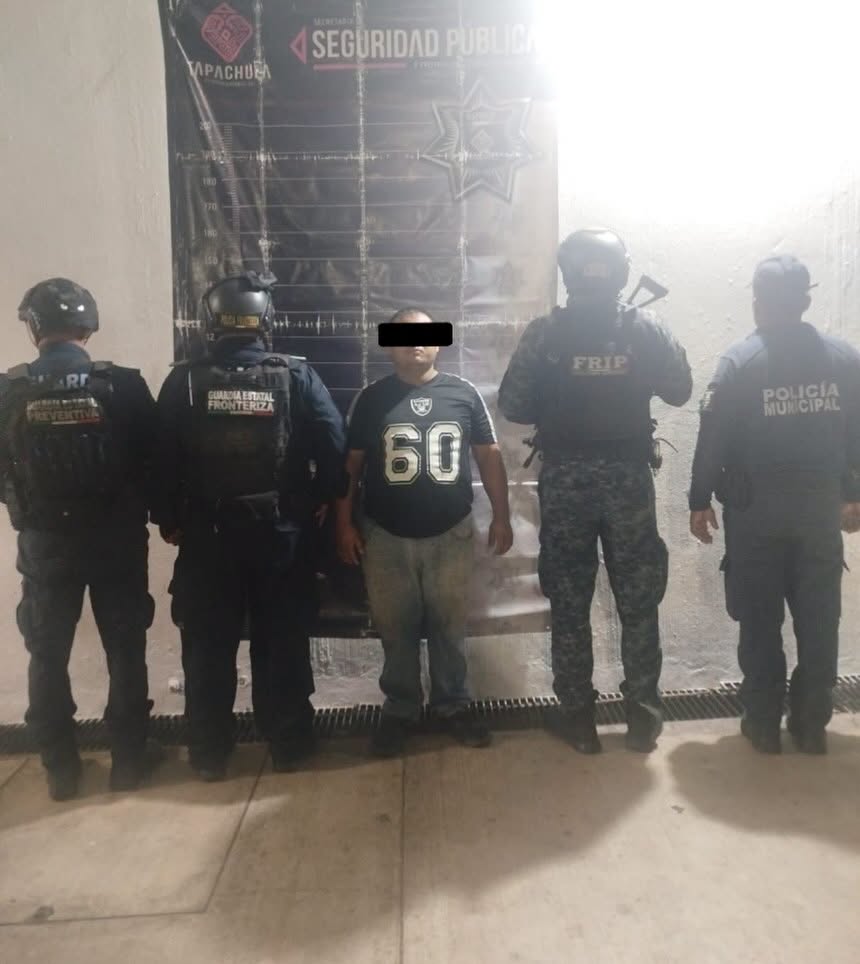 Logra SSP detener a una persona con presuntos narcóticos en Tapachula