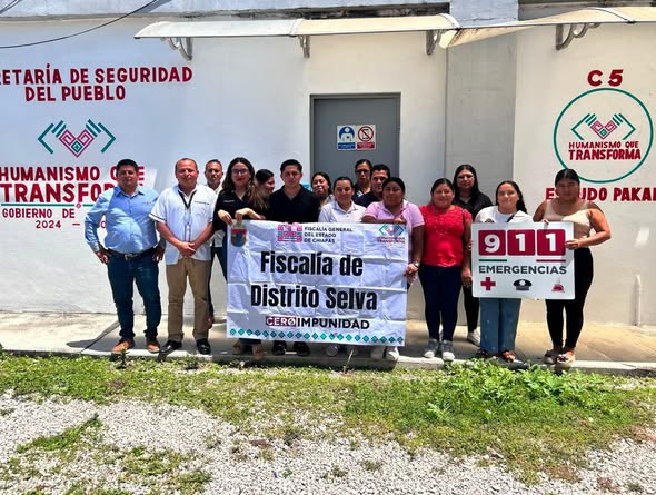 Dirección Estatal C5 Escudo Pakal realiza Curso de Contención Emocional