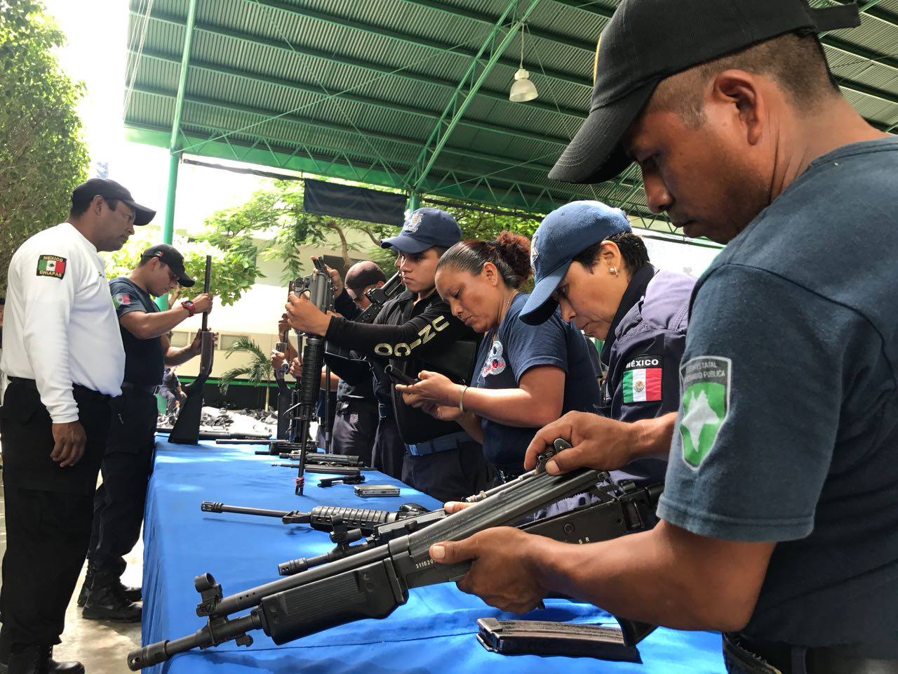 SSP en abril capacitó a policías en formación inicial y continua