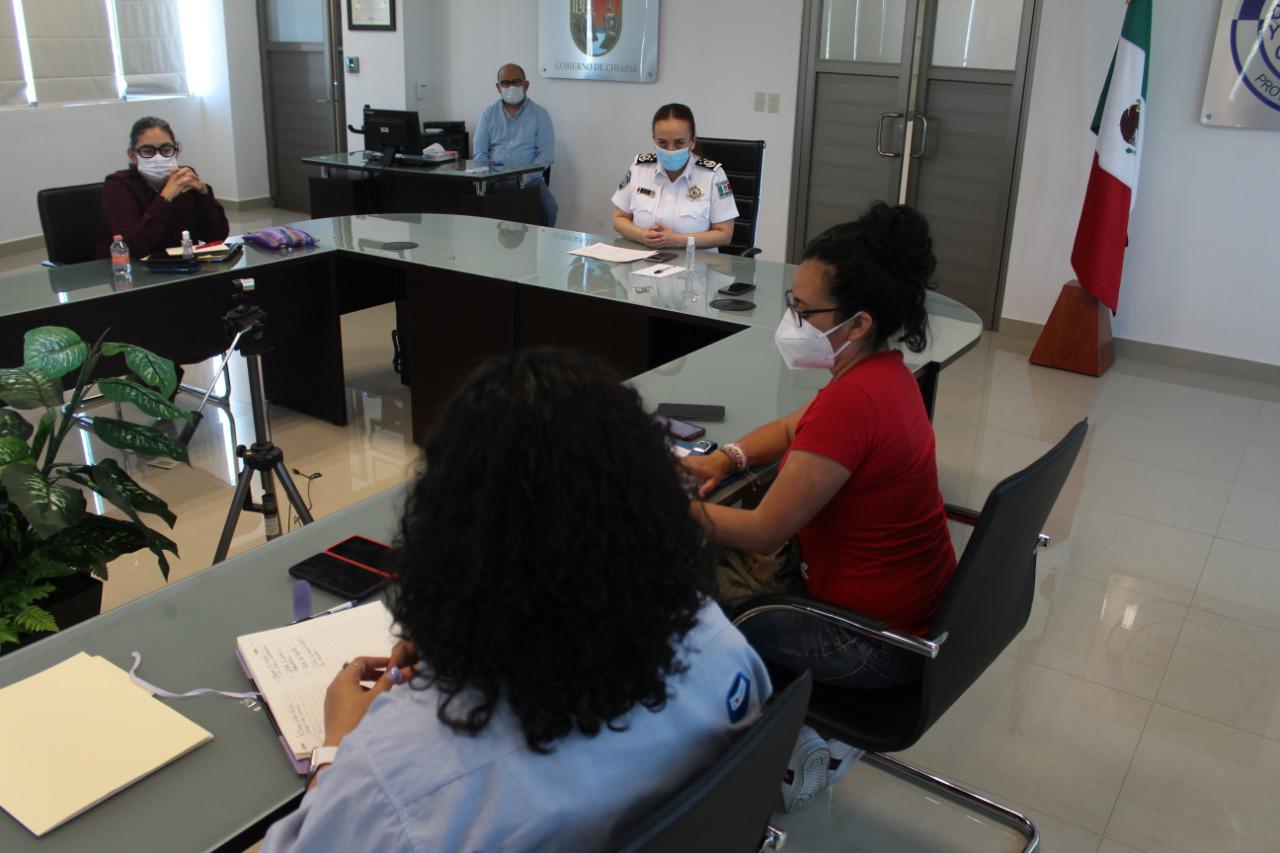 Ratifica SSP compromiso para atender y prevenir la violencia de género en Chiapas