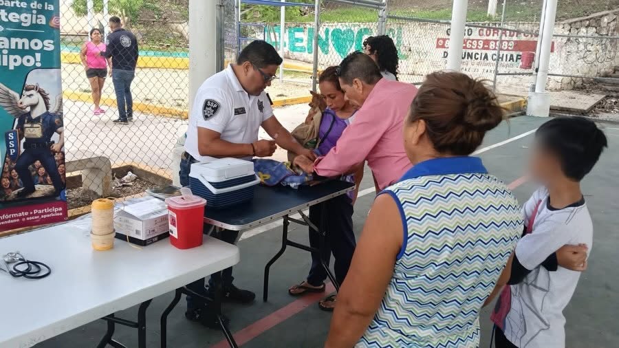 Promueve SSP el bienestar animal con la campaña de “Prevención contra el Maltrato Animal” en la colonia Kilómetro 4