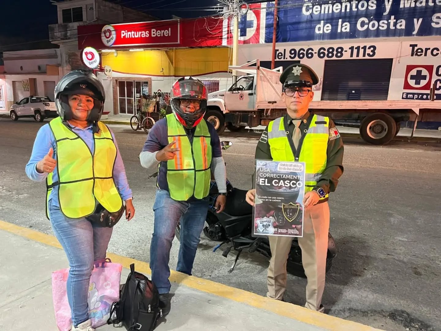 Fortalece Guardia Estatal Vial Preventiva la cultura vial en Arriaga