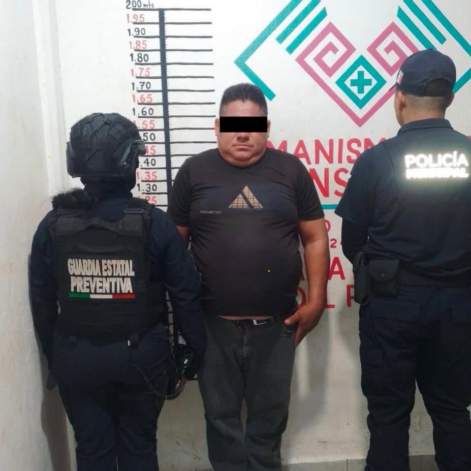 Detiene SSP a masculino por delitos contra la salud y portación de arma de fuego en Suchiapa