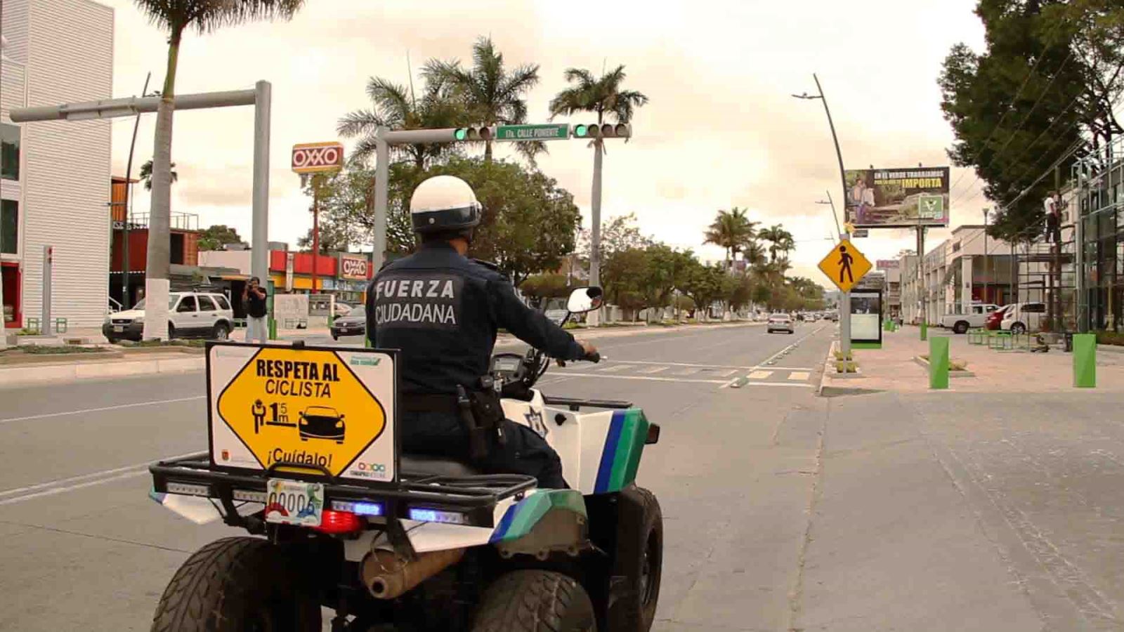 SSP implementa “Prevención en dos Ruedas” en ciclovía