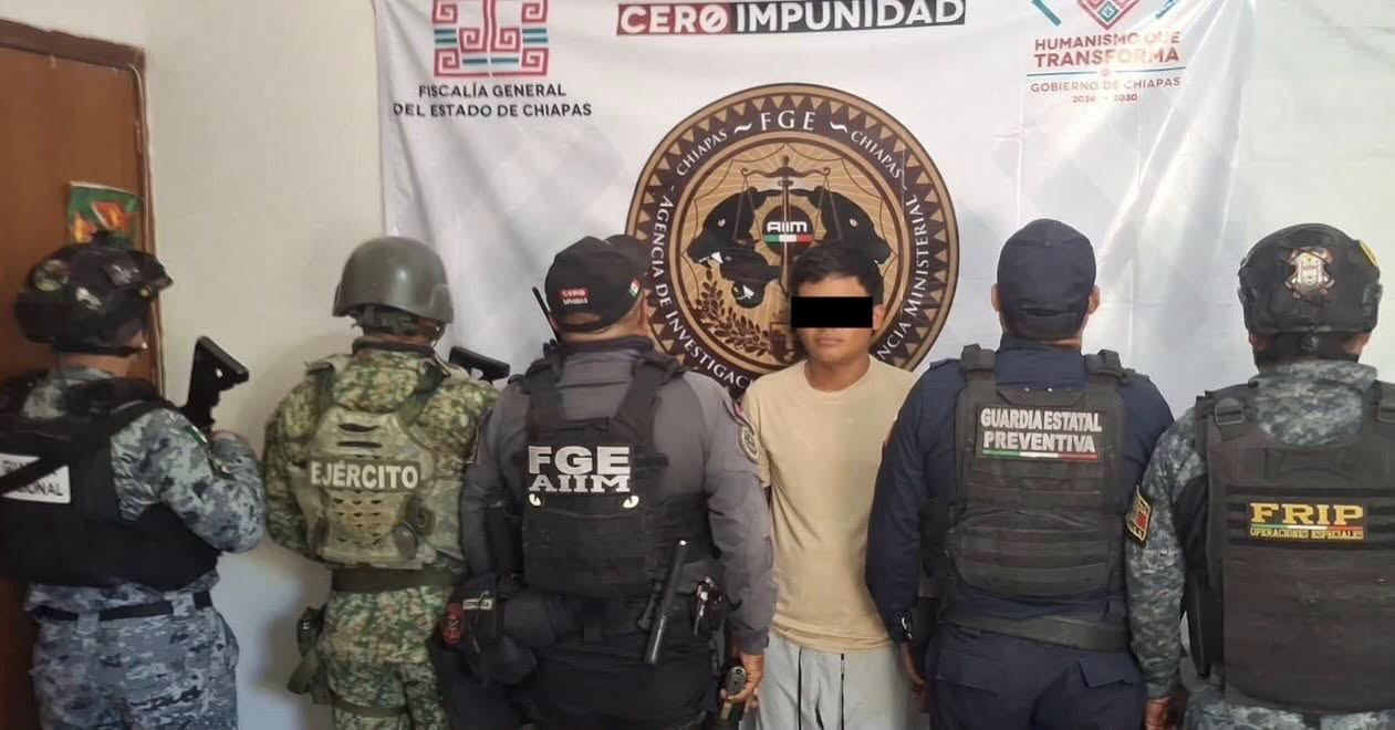 Detienen a persona por su probable responsabilidad en el delito de estupro en Jiquipilas