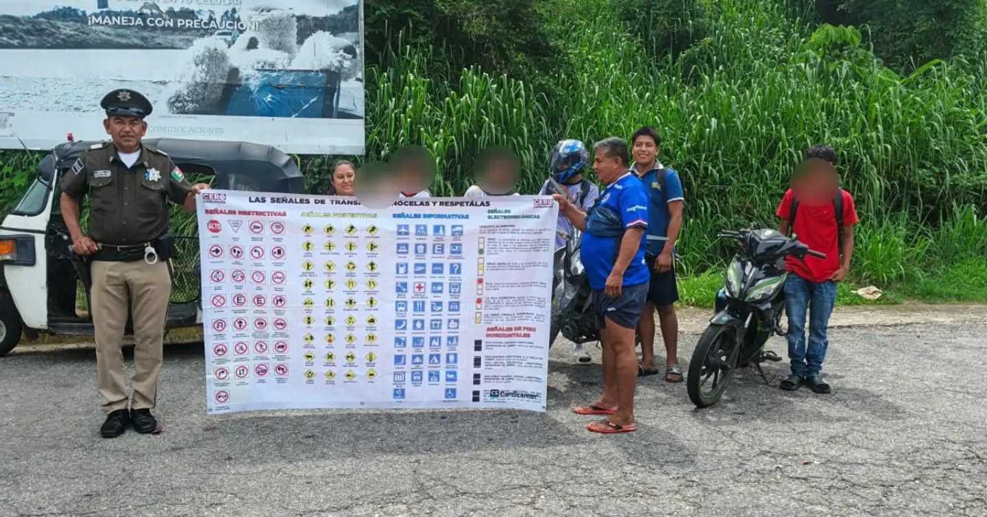 Fortalece Guardia Vial Preventiva cultura vial y una conducción responsable