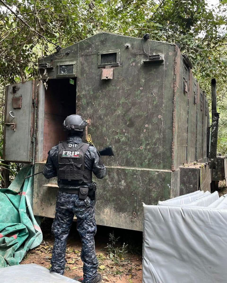 La Secretaría de Seguridad del Pueblo, realizó un operativo en Frontera Comalapa.