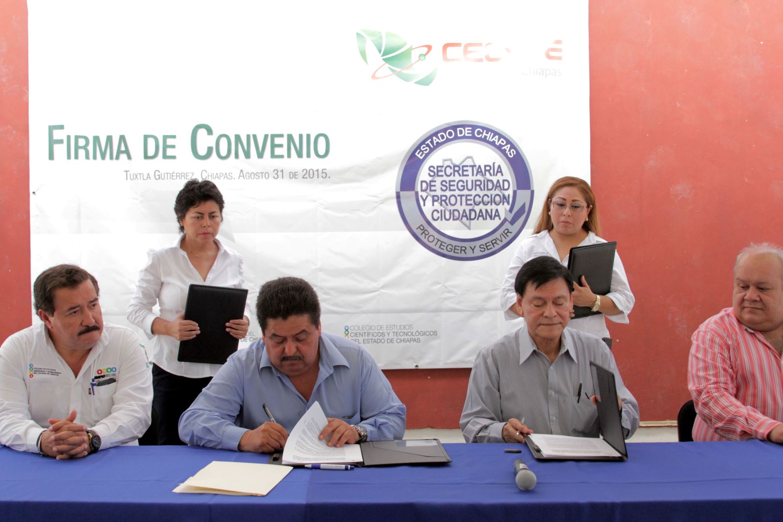 SSP signa convenio en materia de prevención del delito con CECYTE
