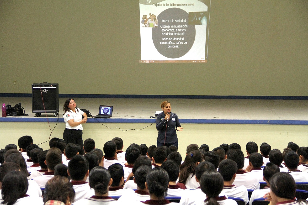 SSP realiza jornada de prevención del delito en CRIT y Secundaria Prevo