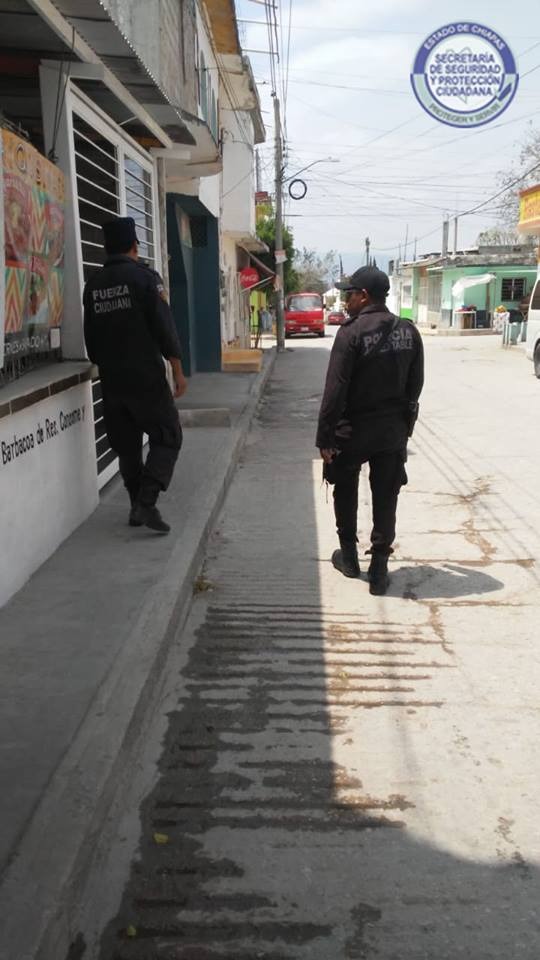 SSP garantiza tranquilidad de colonos con operativo pie tierra