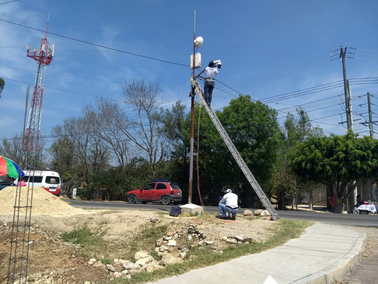 SSP rehabilita cámaras de video vigilancia en Comitán