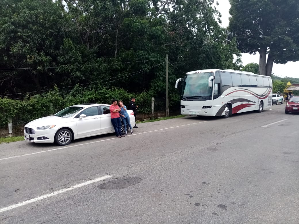 SSP recupera autobús con reporte de robo en el Soconusco