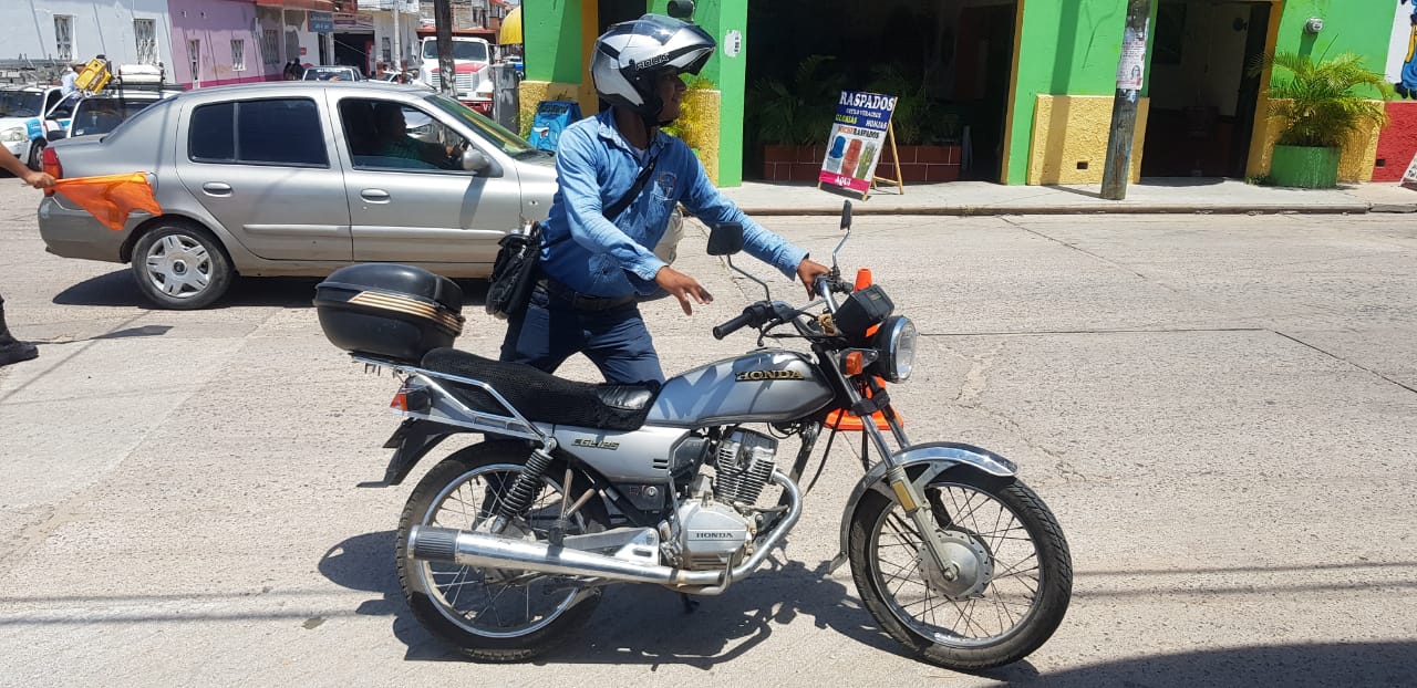 DESPLIEGA SSP OPERATIVO PARA DETECTAR MOTOCICLETAS IRREGULARES EN CINTALAPA