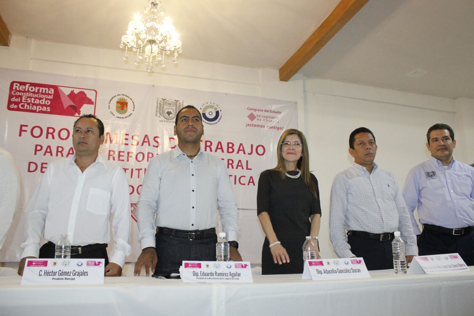 Titular de la SSP participa en foro para la reforma de la Constitución Política del Estado de Chiapas