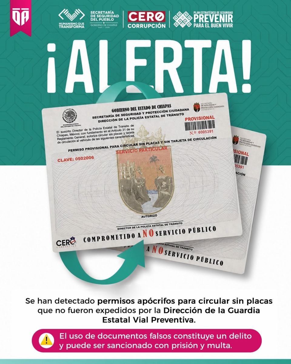 ¡Hagamos equipo! realiza tus trámites por las vías oficiales y contribuye a seguir construyendo un Chiapas 