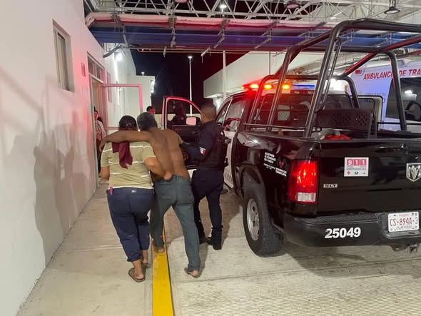Realiza Guardia Estatal Fuerza Ciudadana apoyo y traslado oportuno a ciudadano con posible pre infarto 