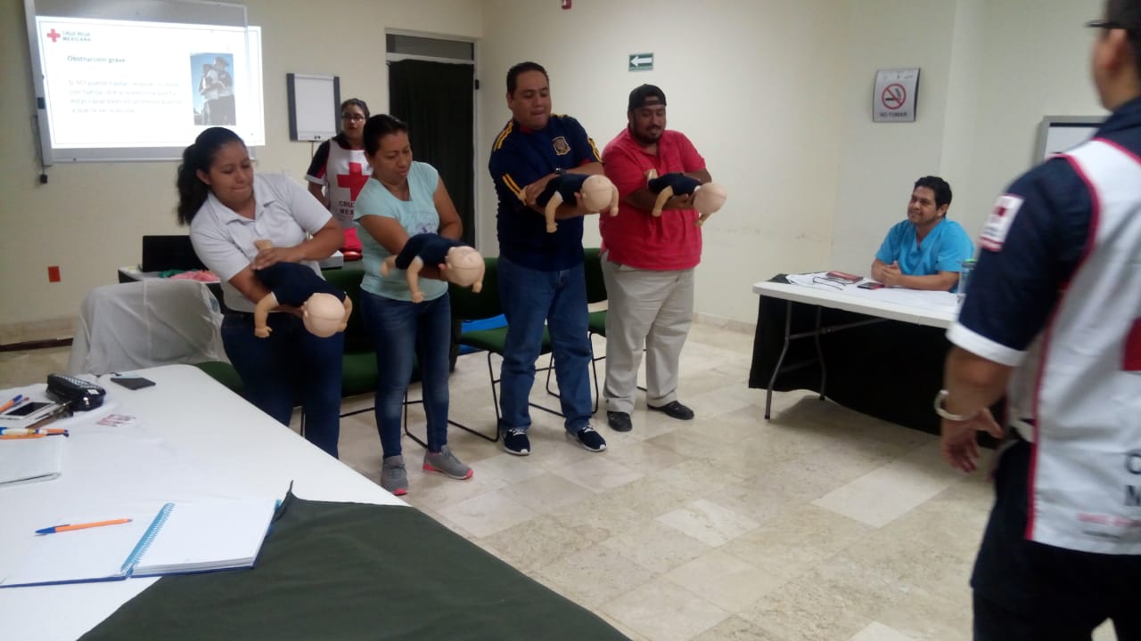 Capacita SSP a su personal en primeros auxilios y en atención de emergencias