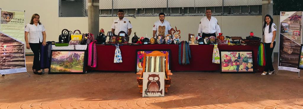 SSP y Cecytech unen esfuerzos en expo artesanal penitenciaria