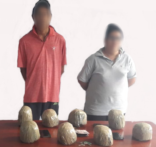 SSP ASEGURA CINCO KILOGRAMOS DE MARIHUANA Y DETIENE A DOS PRESUNTOS RESPONSABLES    
