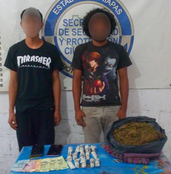 SSP ASEGURÓ PRESUNTA MARIHUANA EN CINTALAPA