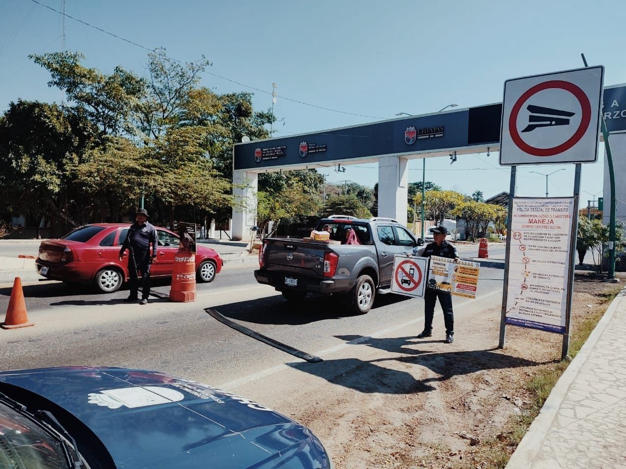 Promueve SSyPC cultura vial en Chiapa de Corzo