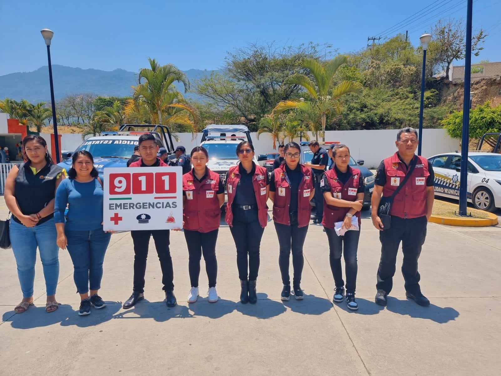 SEMANA SANTA 2023 || Promueve Escudo Urbano C5 número de emergencias en Toniná