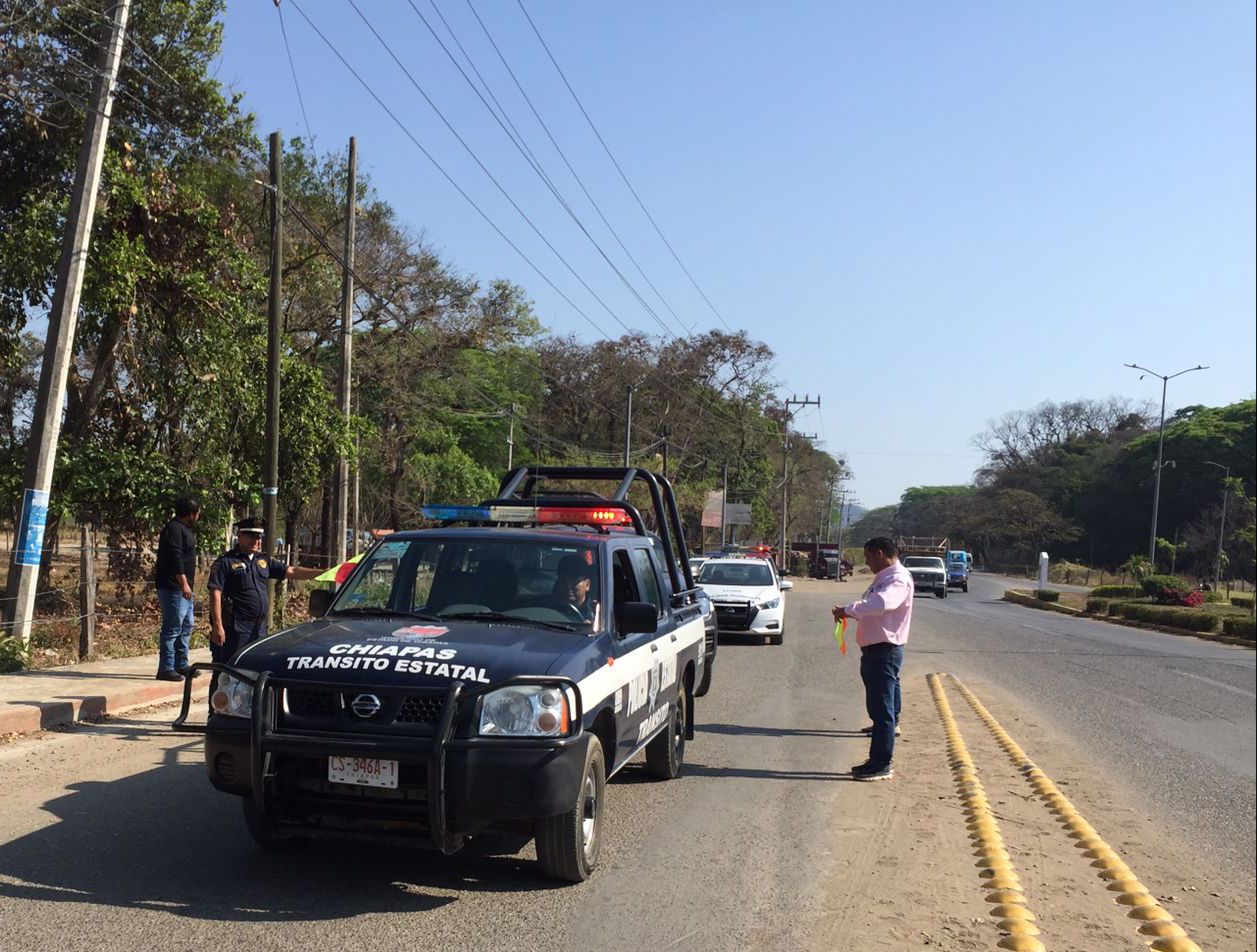 SEMANA SANTA 2023 || Realiza SSyPC operativo preventivo en Frontera Comalapa