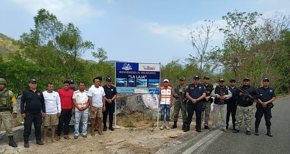 SEMANA SANTA 2023 || Realiza SSyPC operativo preventivo en calles, caminos, ríos y playas de Mapastepec