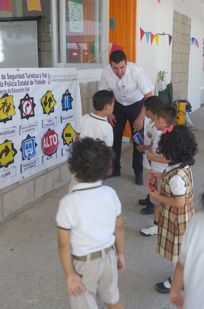 Docentes y alumnos, capacitados en educación vial por la SSP