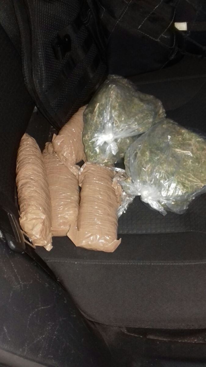 SSP asegura kilogramo de marihuana en puesto de inspección vehicular