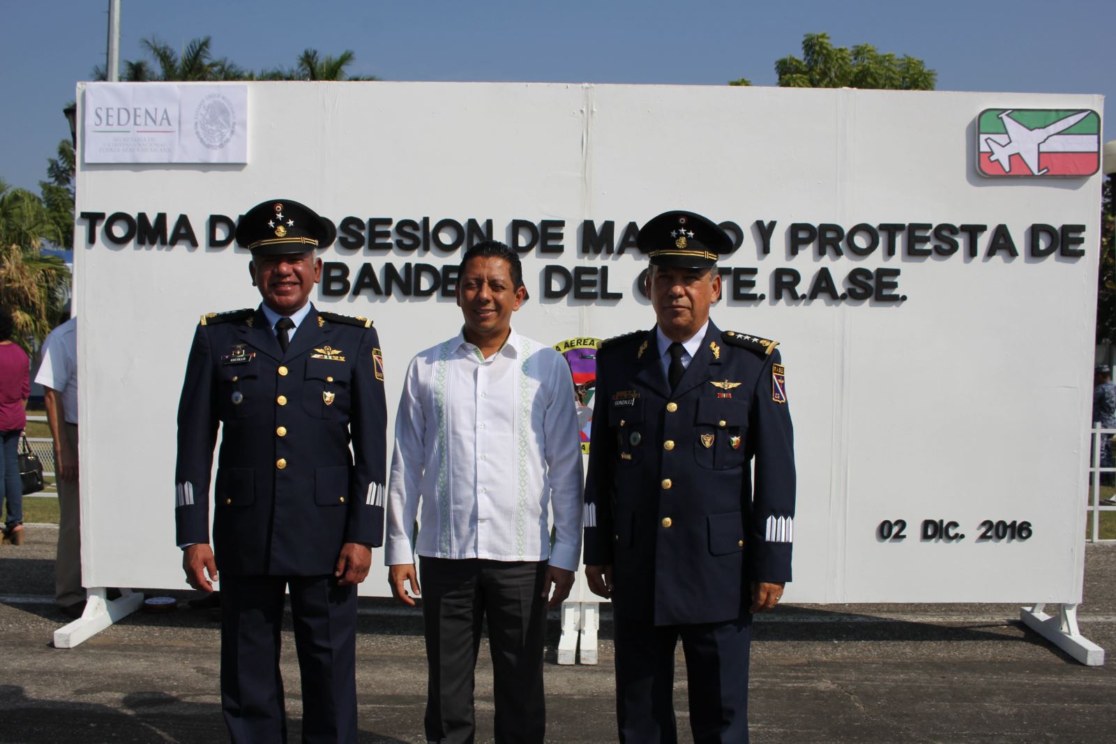 Titular de la SSP reconoce el trabajo de las y los policías de la Fuerza Aérea Méxicana