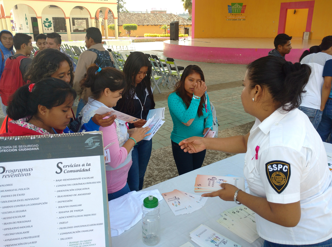 SSP beneficia 18 mil estudiantes con programas de prevención del delito