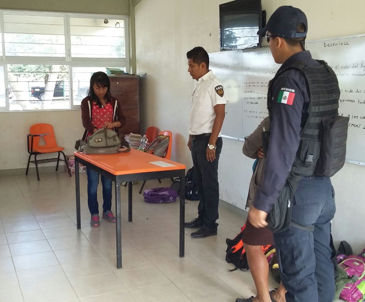 SSP lleva acabo Operativo Mochila en el municipio de Emiliano Zapata