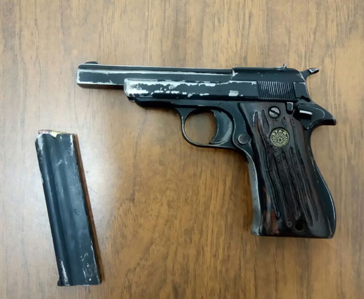 SSP asegura armas de fuego a tres personas