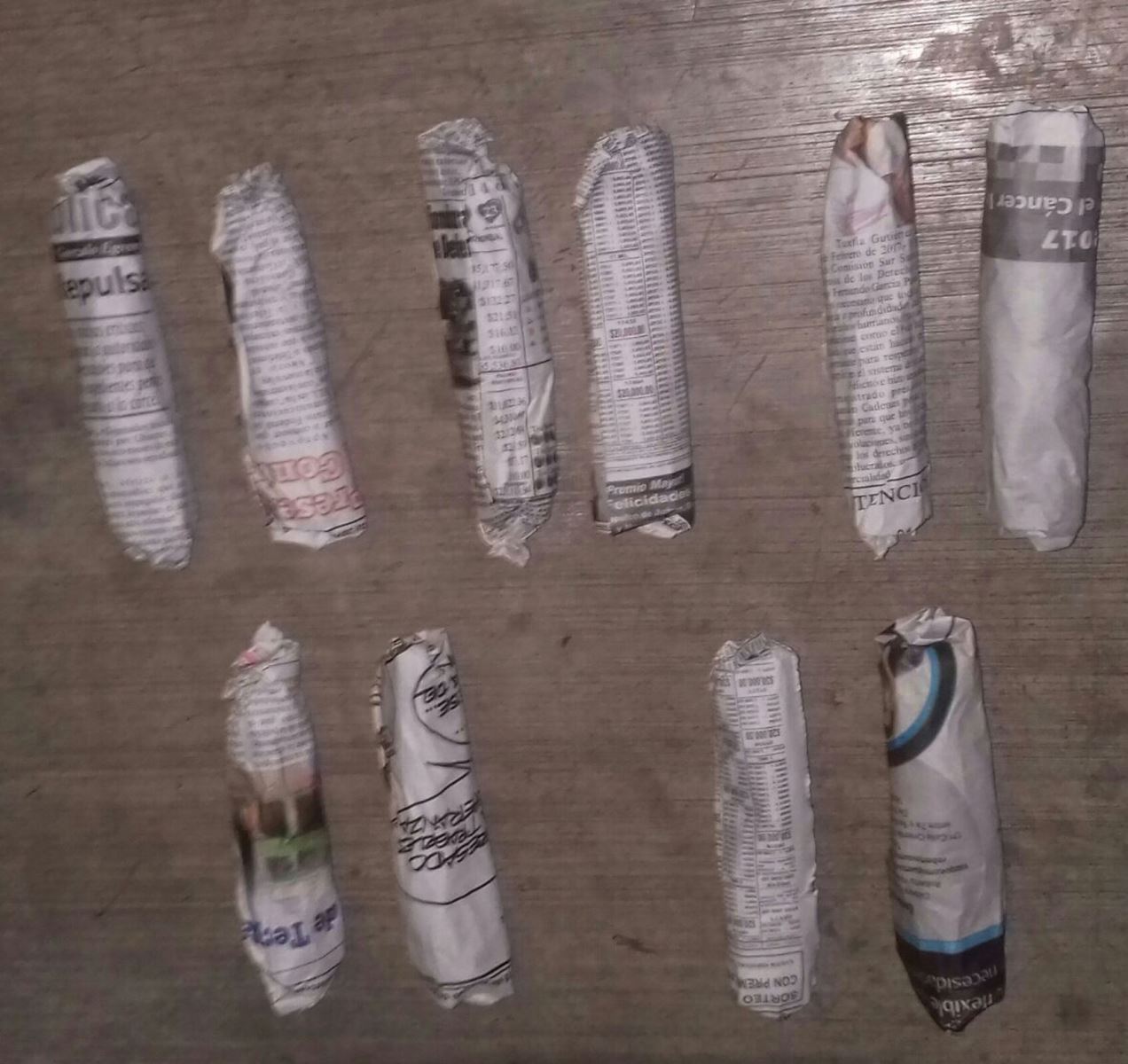 SSP decomisa casi una docena de carrujos de marihuana