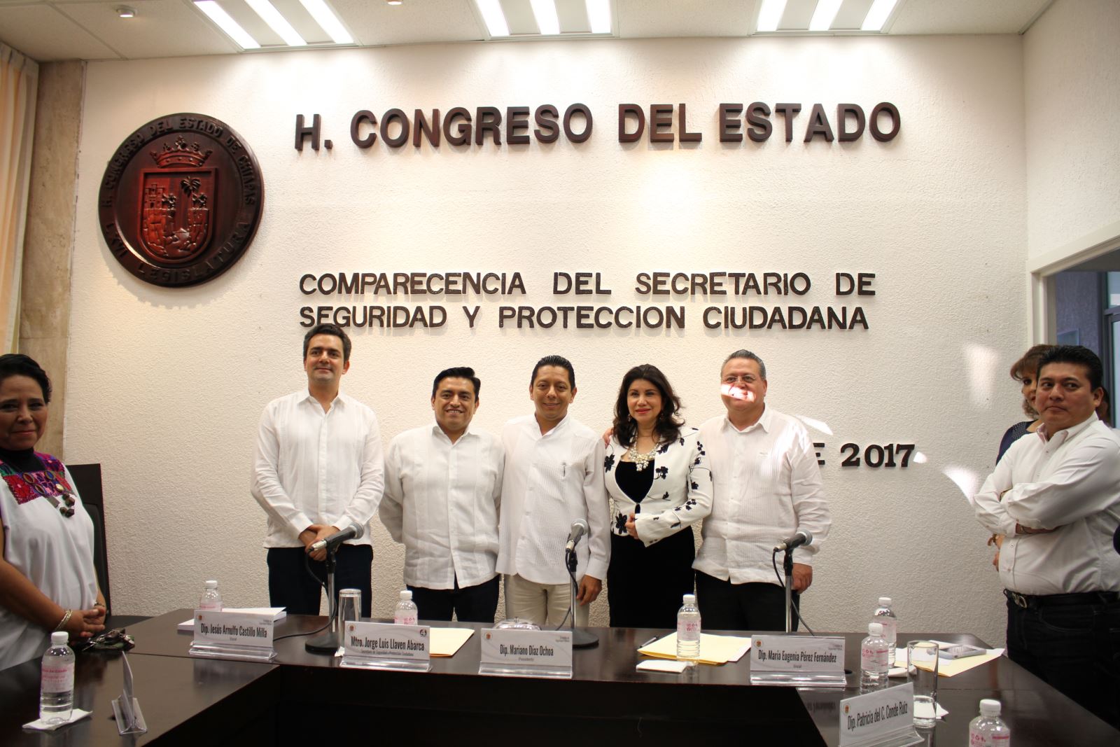 Resalta Llaven Abarca trabajo realizado en ejes fundamentales para la seguridad pública
