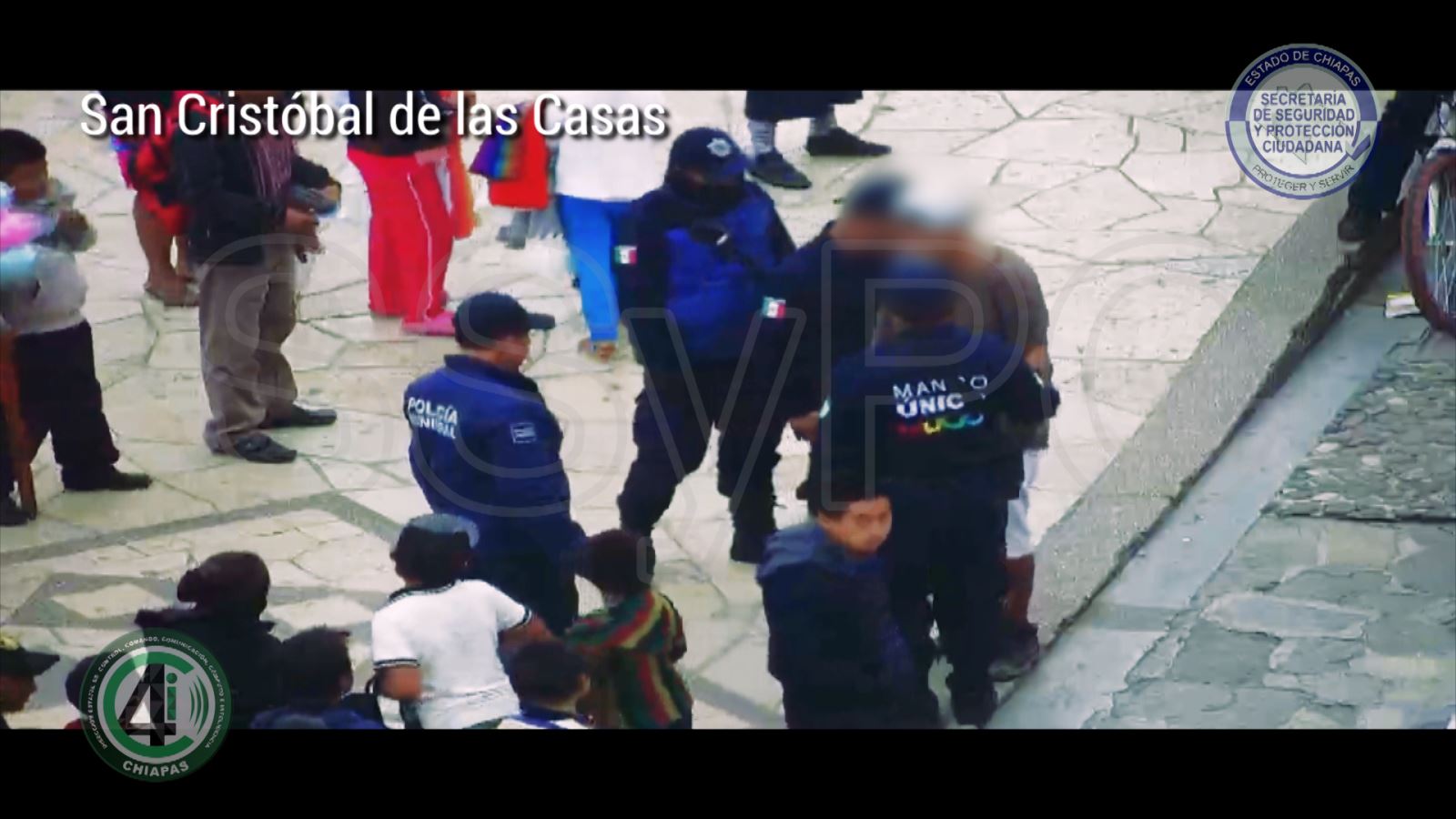 Mediante cámaras de vigilancia, la SSP contribuye a prevenir ilícitos