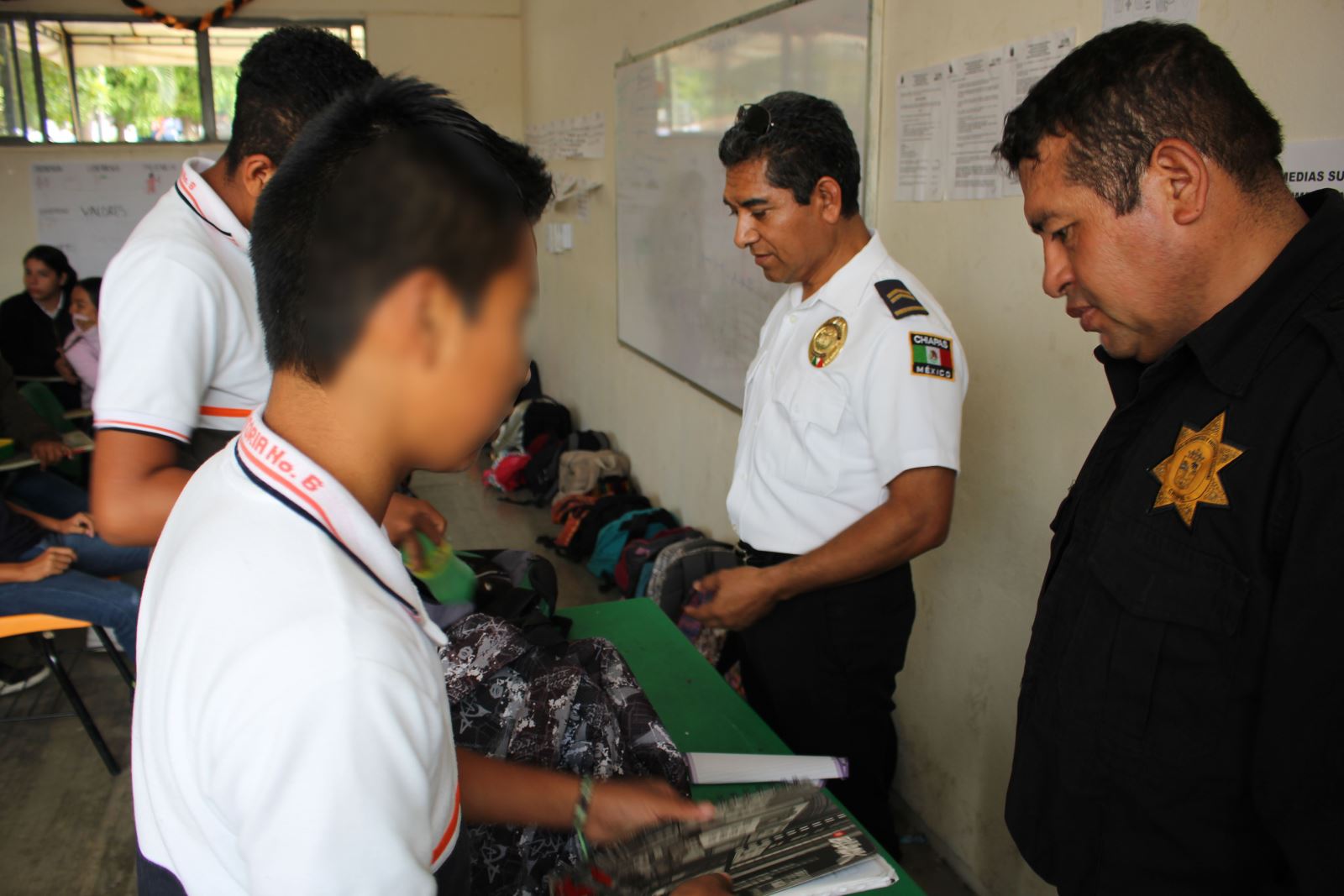 SSP implementa acciones de prevención del delito en la Escuela Preparatoria no. 6 de Chiapas