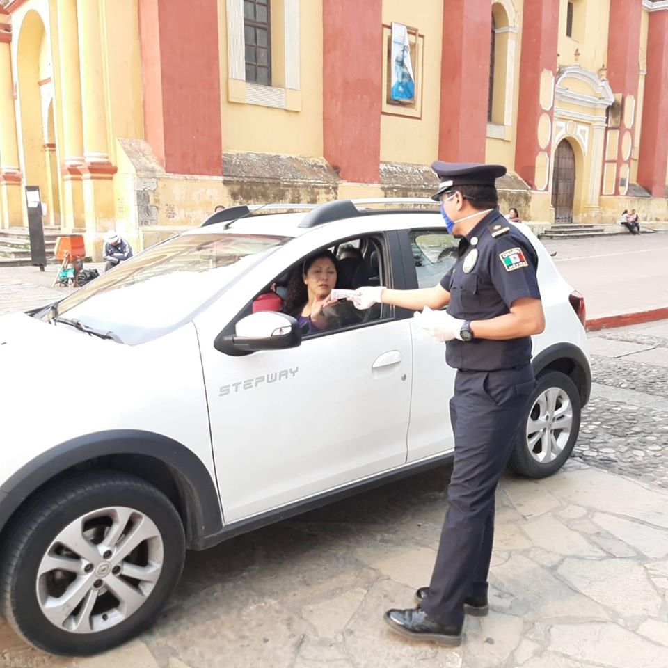 En abril, Tránsito del Estado participó en acciones de prevención y vigilancia debido al COVID-19