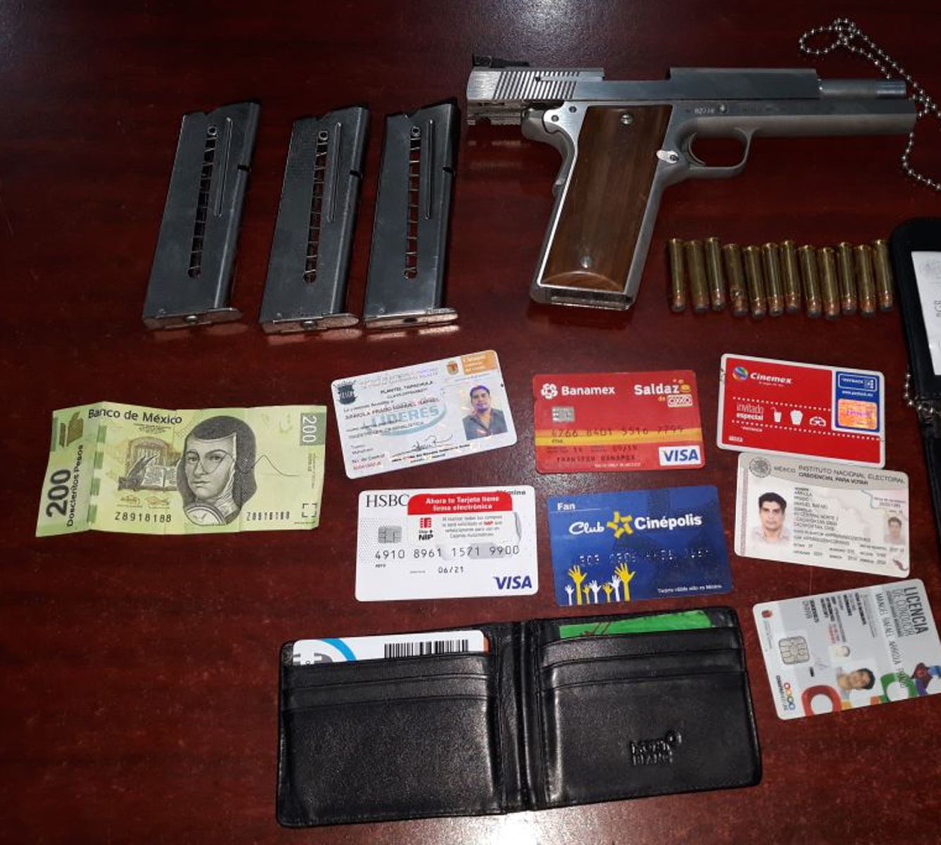 Detiene SSP a personas con drogas y arma de fuego de uso exclusivo