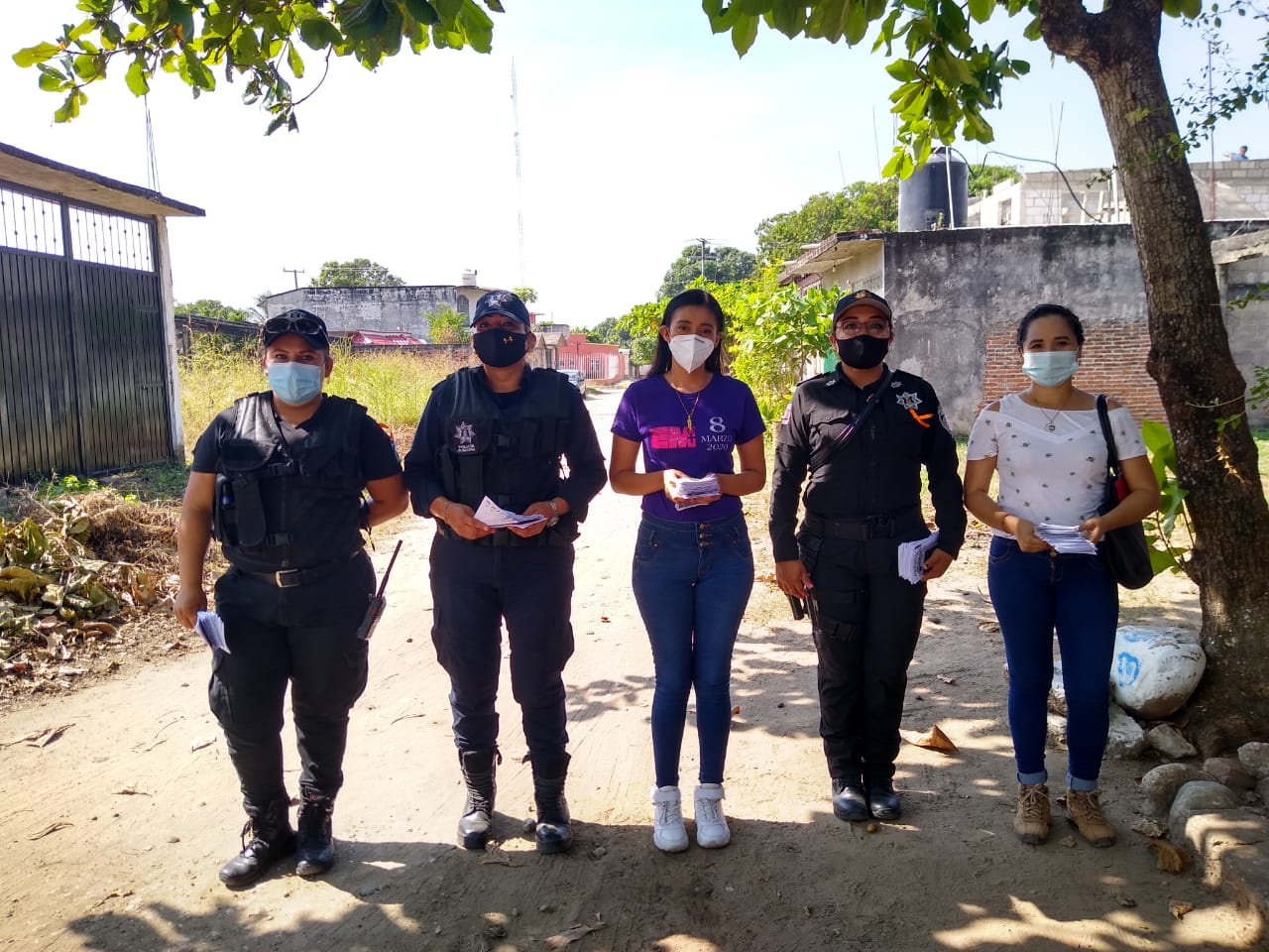 Realiza SSP acciones para prevenir violencia de género, en Tonalá