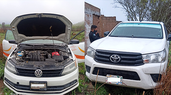 Recupera SSP dos vehículos con reporte de robo en Tuxtla