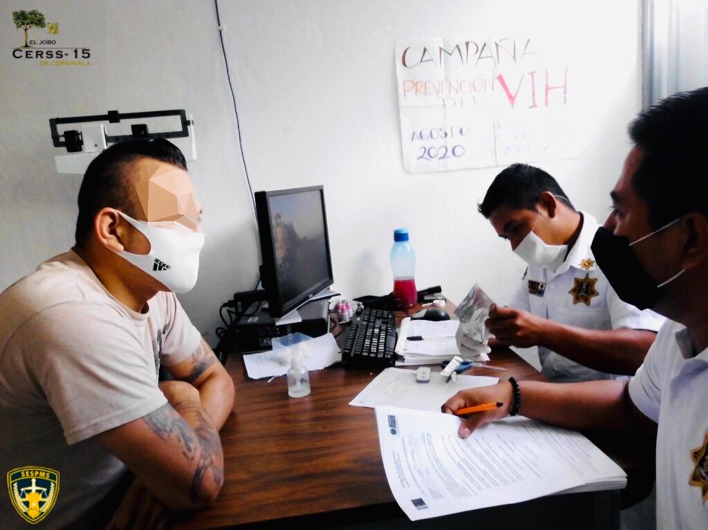 Realiza SSP pruebas rápidas de VIH a PPL