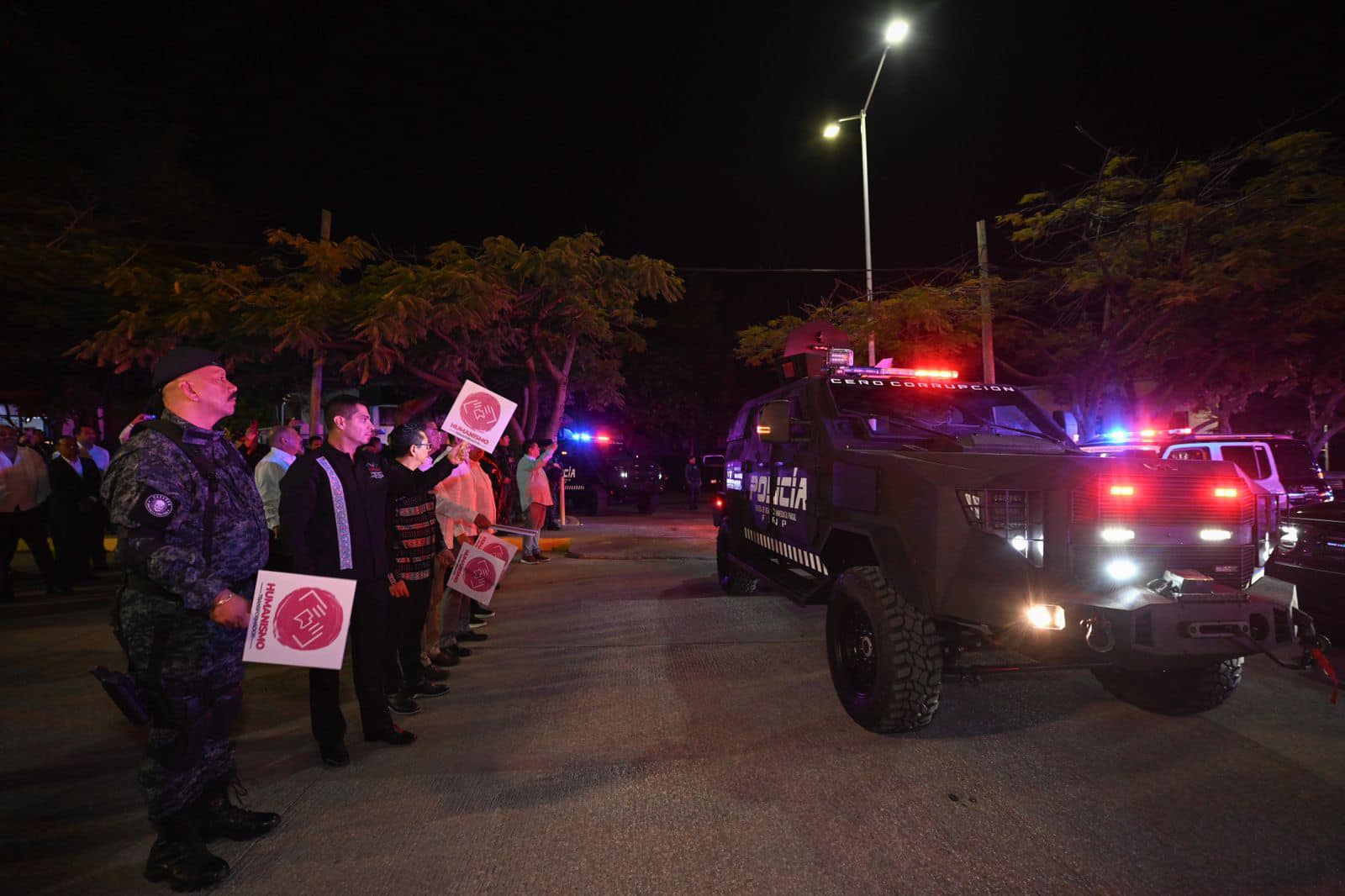 Banderazo de inicio de operaciones de la Fuerza de Reacción Inmediata Pakal.